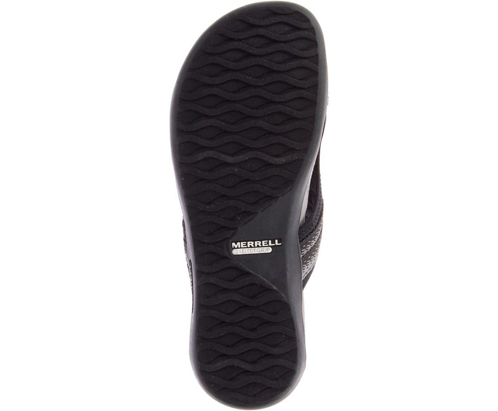 Merrell Sandals Black/Grey - District Muri Slide - Womens 48ESMZPVU